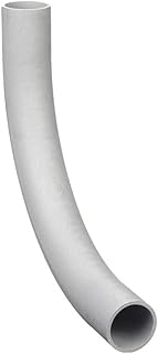 Cantex 5133829 Gray PVC Standard Radius 90 Degree Rigid Elbow 2-1/2 Inch