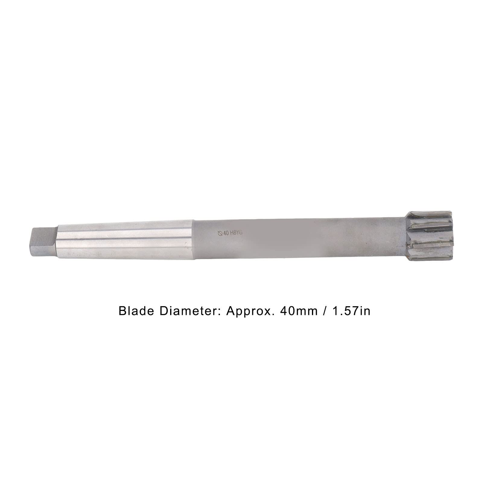 QUARKZMAN Alesatore Manuale 4,5mm Acciaio per Utensili in Lega H8 6 Fresa a Mano con Scanalature Dritte Punta Trapano Metrica per Alesatura Metallo