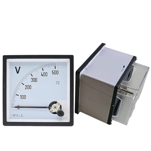 Voltmètre alternatif 600V panneau 48mm pour contrôle d'armoire électrique