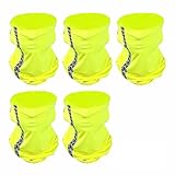 Reflective Neck Gaiter for Men Balaclava Face Cover Breathable Bandana for Cycling Sun Protection Ou