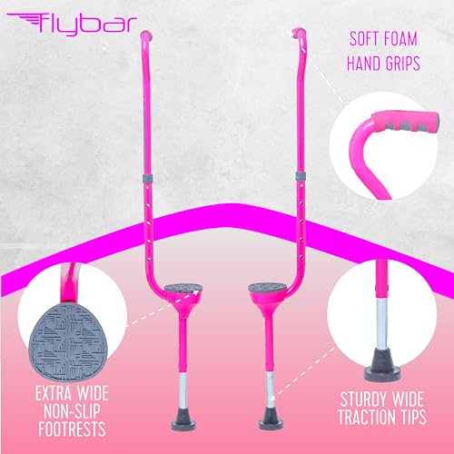 image for Flybar Maverick Walking Stilts for Kids Ages 5 +, Weights Up to 190 Lb