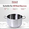 Large Stainless Steel Pot with Lid for Kaiser Large Stock Pot with Lid - Big Kitchen Cookware for Cooking, Canning, Boiling & Making Sauce & Soup - Pasta and Rice Stainless Steel Stockpot (9 Quartz) #4