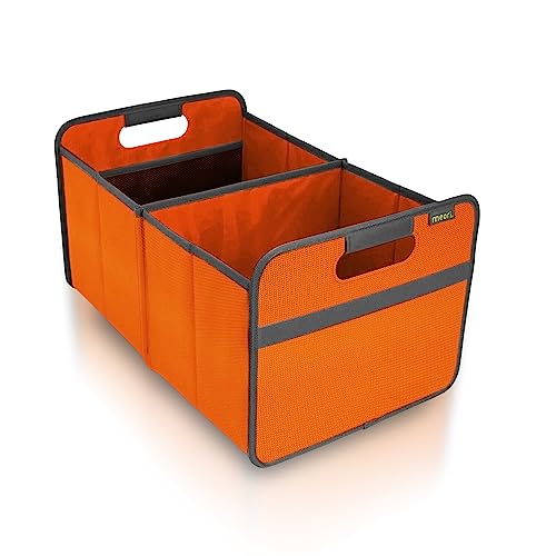 meori A100022 Foldable Box Classic Large Tangerine Orange Collapsible Organize Storage Carry Moving Collection Laundry Toys Records Books