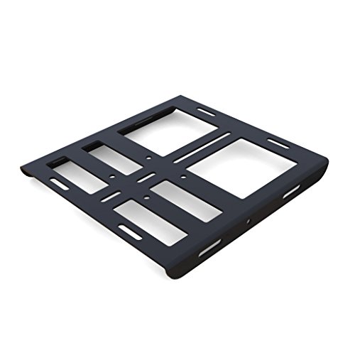 Cargo Rack Luggage Carrier Utility Rear Tail Holder Black Powdercoat fits: 87-16 Yamaha TW200 - Immix Racing - 100-002-black