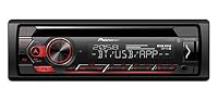 Pioneer DEH-S420BT, 1-DIN Autoradio, CD-Tuner mit RDS, Bluetooth, MP3, USB und AUX-Eingang, Freisprecheinrichtung, Smart Sync App, 13-Band-Equalizer, iPod-Steuerung – Ansicht 1