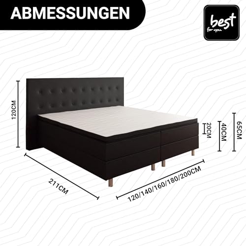 Boxspringbett Neo First Class Polsterbett 160×200 cm