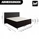 Boxspringbett 200 x 200 cm Neo First Class von Best For You