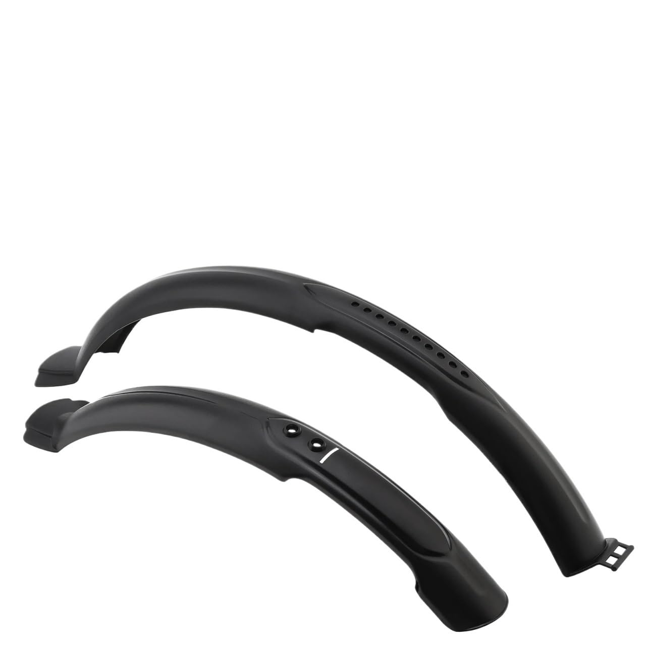 Garde-boue de vélo pliable et réglable en plastique synthétique Face pour VTT 26 pouces (Lot de 2)