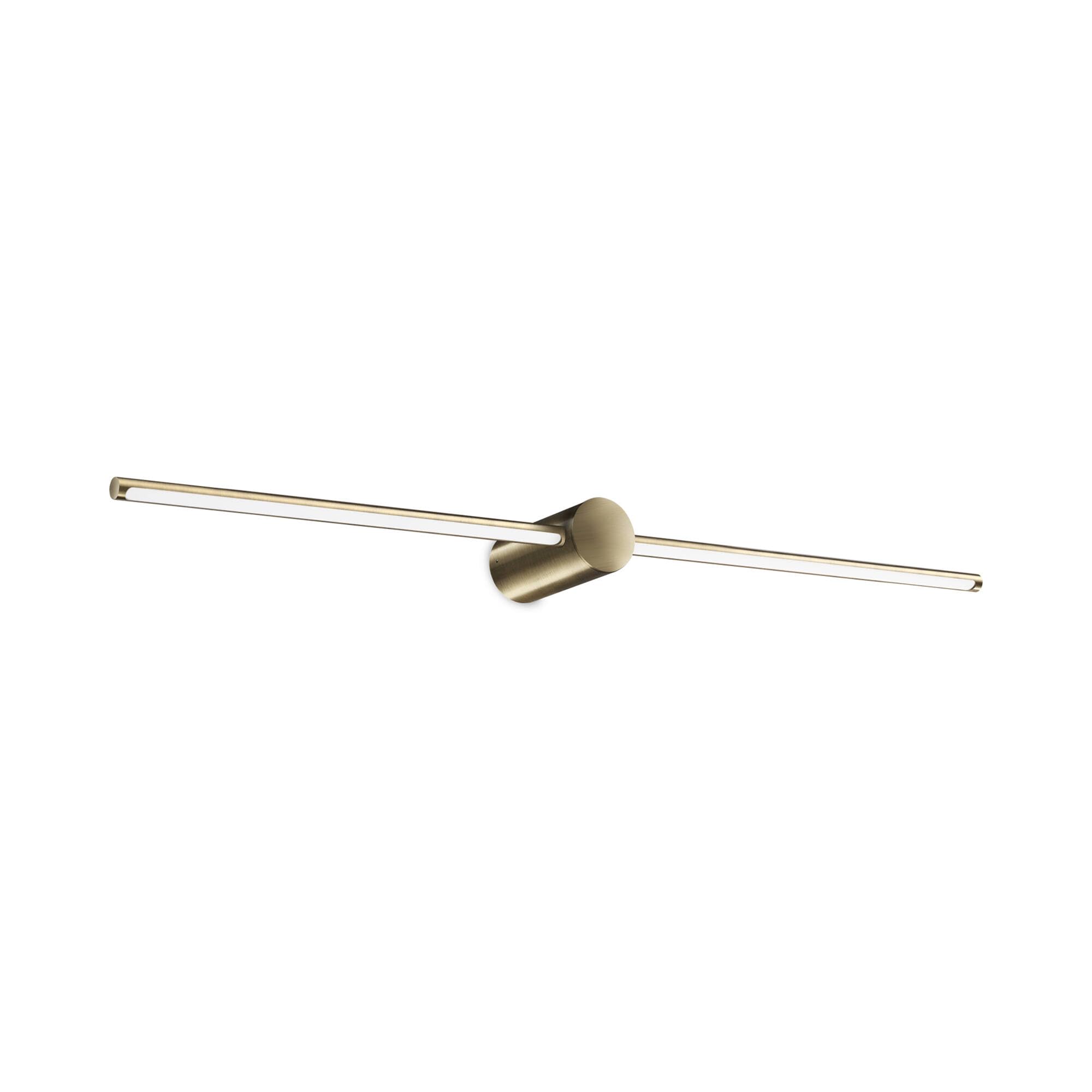 Ideal Lux FILO Aplique de espejo de baño LED integrado de 2 luces Latón 1450Lm 3000K IP44