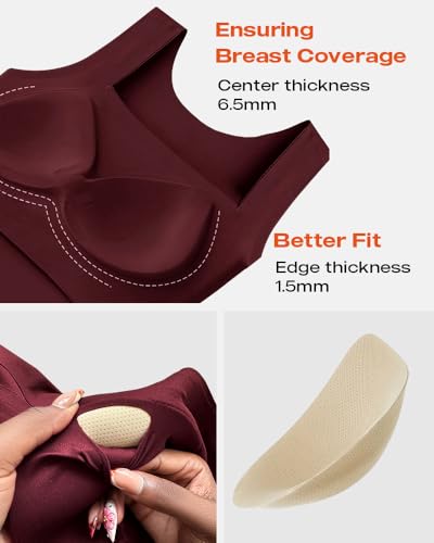 Image of CHICME Womens U Neck Shapewear Built-in Bra Tank High Strechy Sleeveless Slim Fit Tops Camisole Workout Tops