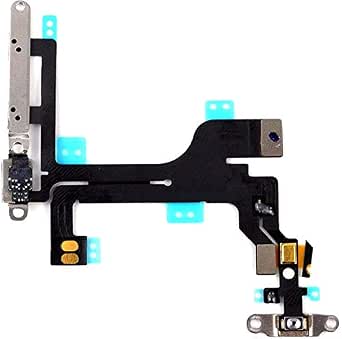 Nappe Volume/mute/power/flash Pour IPhone 5c - Avec Cales Métalliques, Neuve Générique