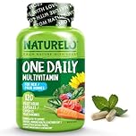 NATURELO Mens Multivitamins - One Daily Multivitamin for Men with Vitamins, Minerals & Organic Whole Foods, Boost Energy & Health, Non-GMO, 120 Vegetarian Capsules