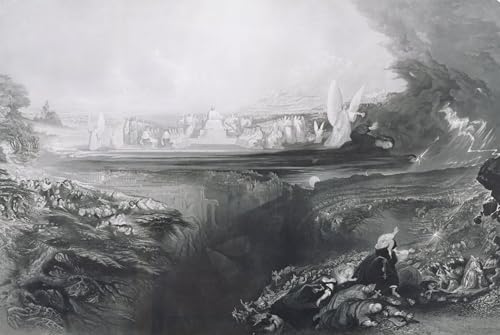 Impression d'affiches le Jugement dernier John Martin sur toile de qualite superieure