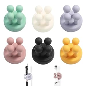 Hundredweat 272H047 Silikonowe Uchwyty na Szczoteczki 6 sztuk