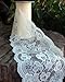 AK-Trading - Floral Pattern Lace Ribbon for Decorating, Floral Designing and Crafts, 5.5"-inch wide x 10 yards Long - IVORY