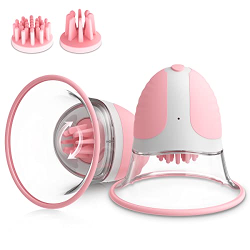 Nipple Toy Clamps,Strong Sucking stimulator Massager with 10 Vibrator Rotation Modes,Rechargeable Adult Sex Toys for Women Couples pleasure