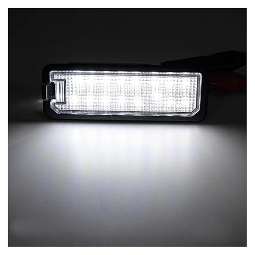 Placa de matrícula LED para viajes nocturnos en VW Golf y Amarok 4