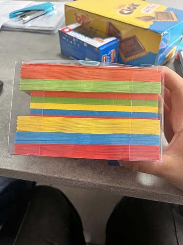 Varzi Stationery Selection Since 1956 Pack of 100 Envelopes and 100 Coloured Cards in 5 Strong Colours, Size 9 x 14