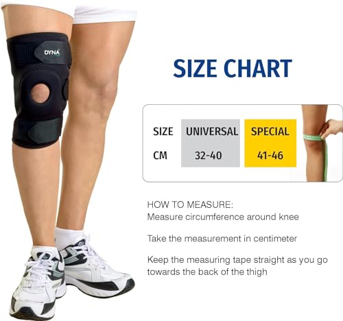 Image of Dyna Wrap Around Knee Support-Knee Cap with Open Patella Design for Patella Tracking-Wrap Around Knee Support-Special