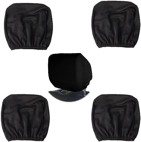 2 Stück Auto Kopfstützenbezüge Universal - Waschbarer Schutzbezug Kaffee