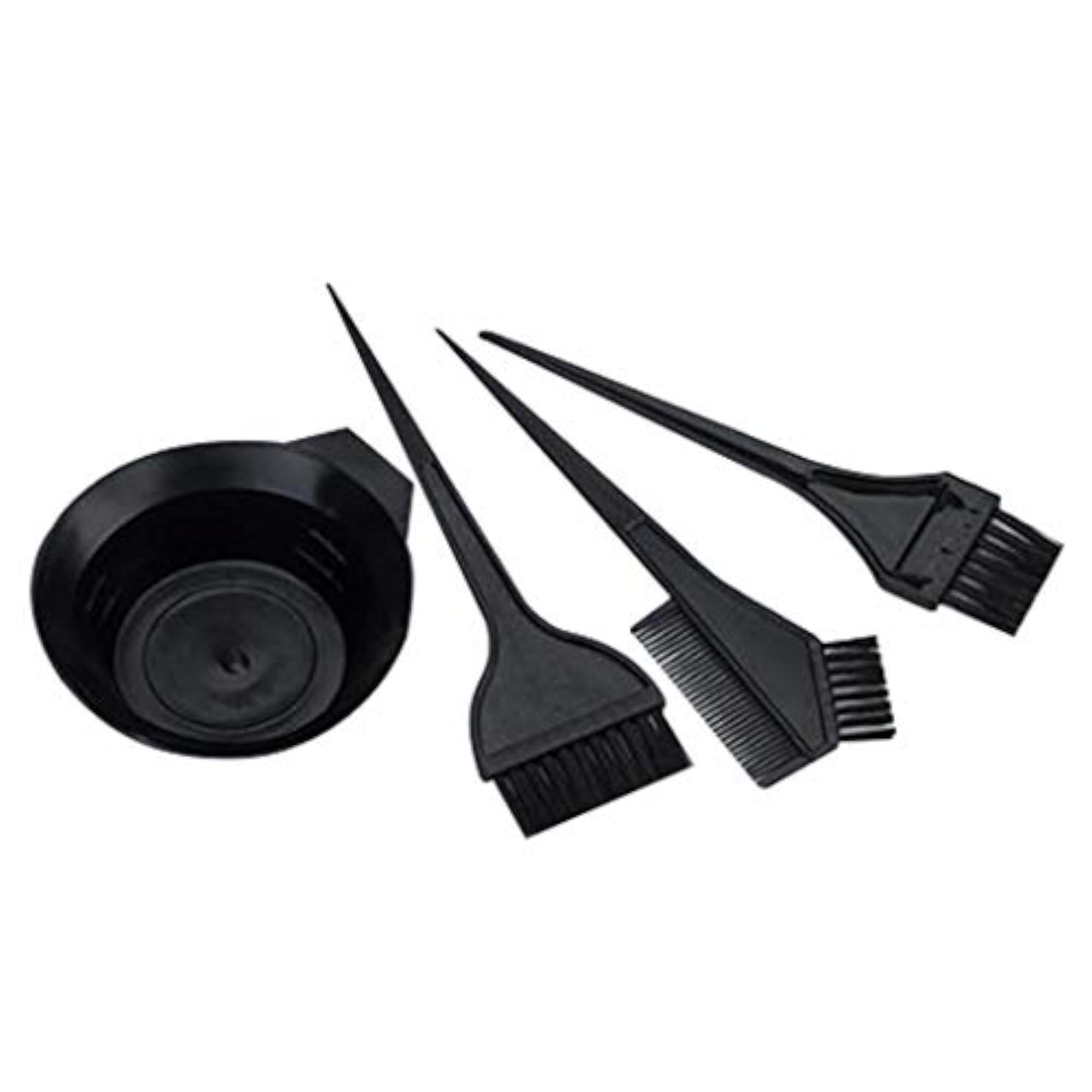 Salon Hair Color Dye Bowl Comb Brush Set, 4pcs Tools