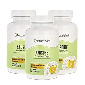 NaturalSlim Kadsorb Natural Potassium Citrate – Supports Electrolyte Balance & Normal PH, Non-GMO & Gluten-Free…