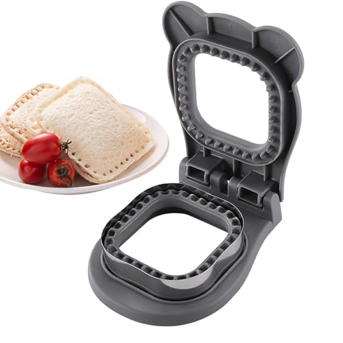 Cortador De Sándwiches - Bolsillo Para Sándwiches Descortezadores | Sandwichera Sin Corteza, Cortador De Sándwich Cuadrado De Bricolaje Para El Hogar, Corte De Pan De Acero Inoxidable, Hamburguesas Y