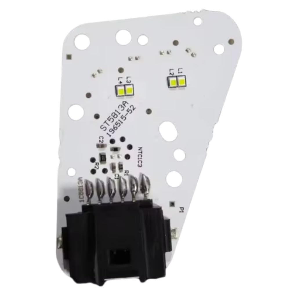 Jiiyp 1Pc Right Lighting Driver Left Right White Led Drl Boards For Kadjar 2015-2018 Daytime Running Light Headlight Module(1Pc Right)