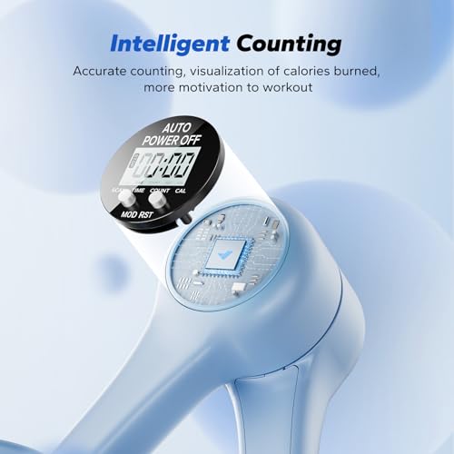 MERACH Thigh Trainer, Pelvic Floor Exercise Devices with Display Counter, Inner Thigh Exerciser for Women, Home Fitness Equipment for Hip/Leg/Butt(Blue) by MERACH - Image 6