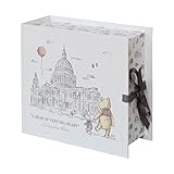 Happy Homewares Christopher Robin Keepsake Box Bear of Very Big Heart Pooh and Piglet in London - Newborn Baby Memento Box - Officially Licensed