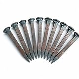 10 Pack 6.5 Inch Railroad Spikes Carbon Steel Large Size, Heavy Duty Bulk Metal Railway Spikes Rusting...