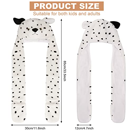 PHOGARY 3 in 1 Animal Hood Hat Scarf and Gloves Set - Image 3