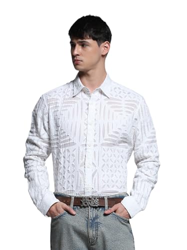 Image of Jack & Jones Men Cotton Regular Fit Shirt