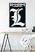 Death Note - L Symbol Wall Poster, 34L x 22.4W, Premium Unframed Version