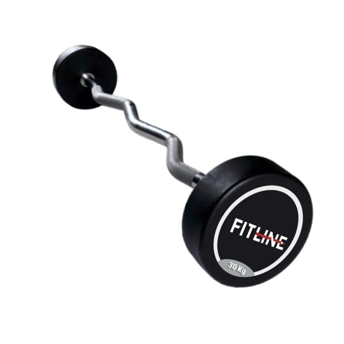 Fitline Fixed EZ Barbells 30 Weight Lifting for Home Gym Workout Olympic Barbell Curved Bar (B0BVG8ZB52) Amazon Price History, Amazon Price Tracker
