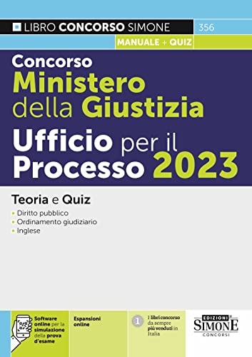 Concorso Ministero della Giustizia Ufficio per il Processo 2023 - Teoria e Quiz