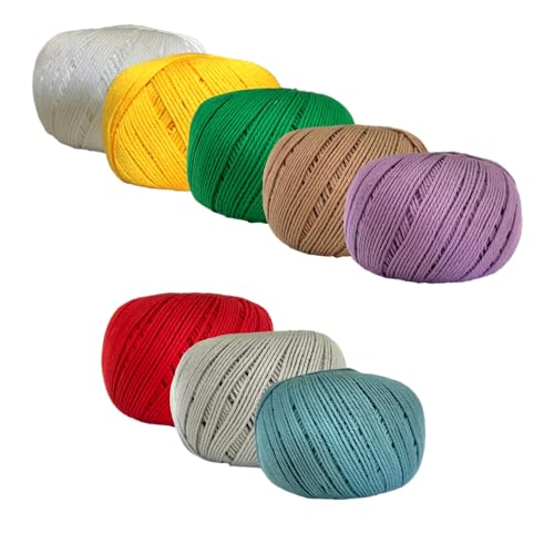 Kit 8 linha Amigurumi 254m Circulo cores a sua escolha