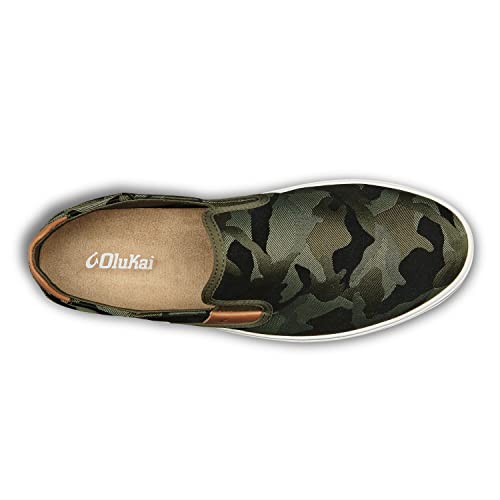 Image of OluKai Lae'ahi Pa'i Men's Slip On Sneakers, Lightweight Barefoot Feel & Breathable All-Weather Shoes, Drop-in Heel & Comfort Fit