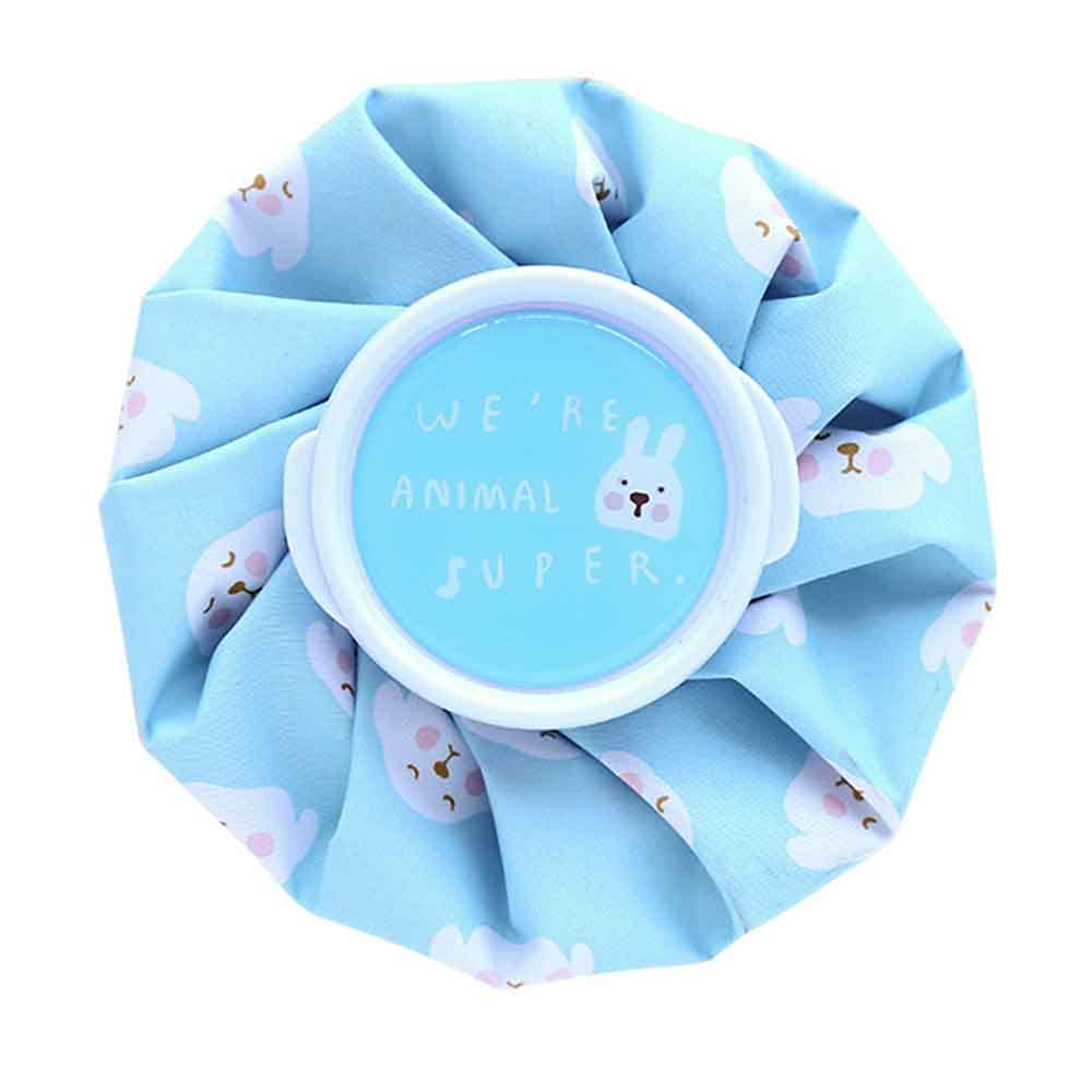 SOWUGI Cooler Ice Bag Reusable Ice Pack for Hot Compress and Cold Ice Bag Pain Relief (Blue Dog)