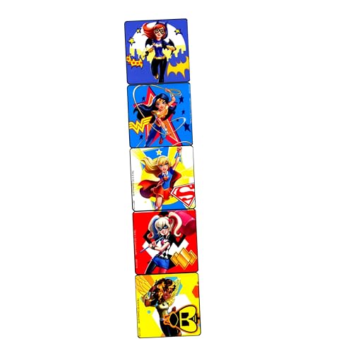 Wonder Woman Coloring Book with Stickers and 2-Sided Superhero Doorhanger Bundle by Disney - Used condition - Image 4