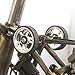 LONDON CRAFTWORK Wide Easy Wheels For BROMPTON ver 2.0 in SILVER