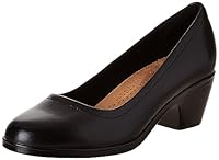 Clarks - Womens Emily 2 Ruby Shoes, Color Black Leather, Size: 5.5 UK