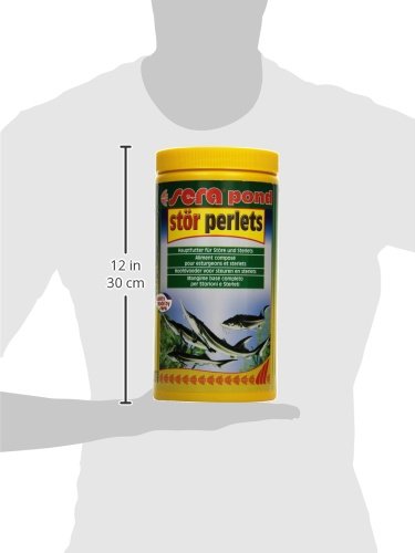 sera Stör Pellets Nature 1000 ml (650 g) - Das natürliche Hauptfutter für kleinere Störe