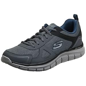 Skechers Sport Mens Track SCLORIC Sportschoenen/Hardloopschoenen Heren Grijs