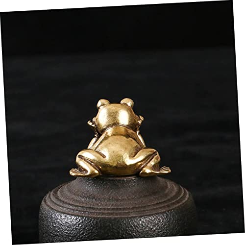 Tehaux Decoraciones Para Salas De Casa Creative Frog Paperweight Para De Mujer Interior Miniatures Figurines Miniture Decoration Home Accessories Feng Shui Brass Frog Home Accessories #TOP5