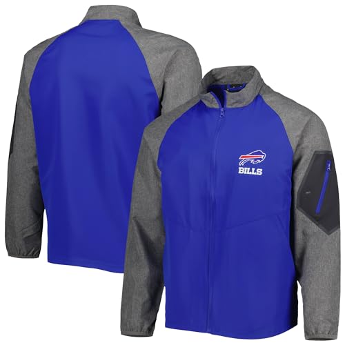 Image of Dunbrooke Men's NFL Hurricane Raglan Full-Zip Windbreaker Jacket