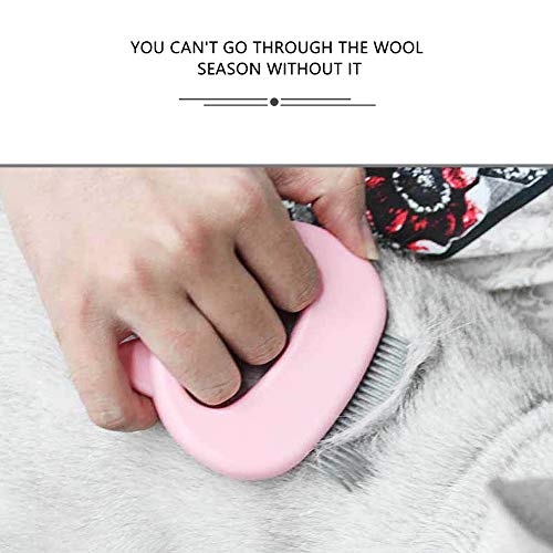2 Pcs Hair Removal Comb for Cats Dogs Grooming Brush Tools Cleaning Open Knot Hair Flea Comb Massage Trimmer Quick Clean… - Image 8