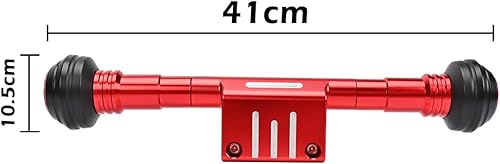 Miniatura 2 de Protector de choque deslizante de marco rojo, barra de choque de motocicleta, almohadilla de protección contra caídas del motor, accesorio exterior