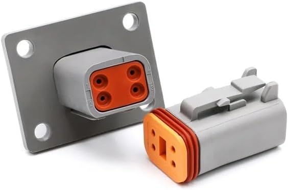 DT04-4P-L012 Type Waterproof Automotive Connector 2P/3P/4P/6P/8P/12P Butt Harness Socket Terminal(8p,100Sets)