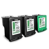  MWT Cartuchos 3X compatibles para HP J5725 J5730 J5735 J5740 J5742 J5750 J5780 J5783 J5785 J6405 J6410 J6413 J6415 J6424 J64 J64 450 años 6480 J6488 sustituye a HP 350XL 351XL CMYK